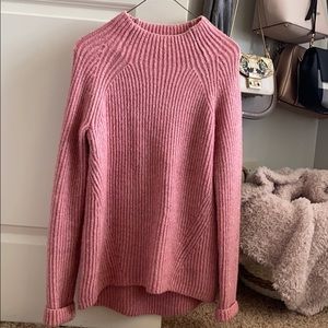 Madewell Pink turtle neck sweater